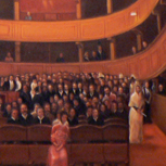 Theater Burn in Vienna - Gustav Klimt - part 6